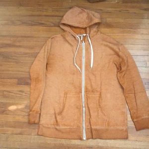 Oversized zip up hoodie